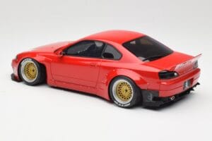 Nissan Silvia S15 Rocket Bunny Burning Red Otto 1:18 OT1115 Gyanta – 5. kép a 6-ből