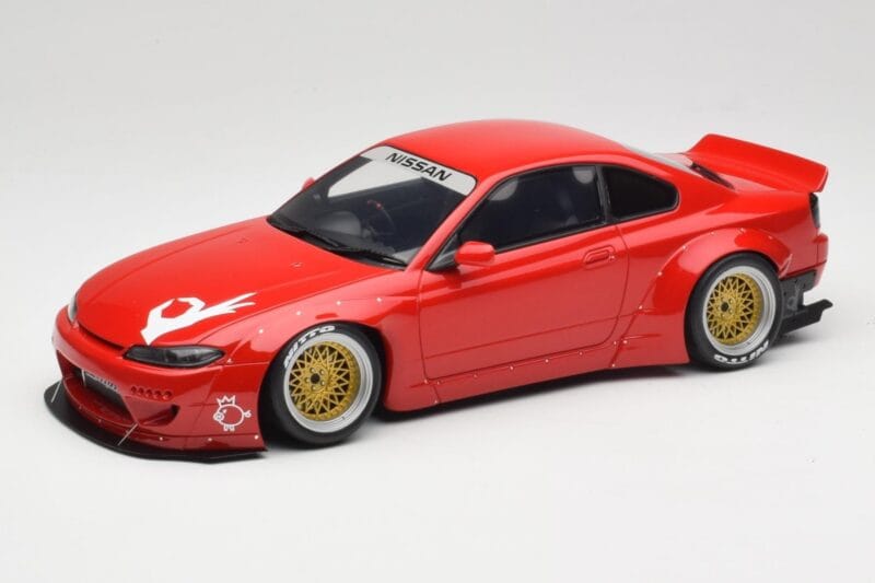 Nissan Silvia S15 Rocket Bunny Burning Red Otto 1:18 OT1115 Gyanta