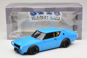 Nissan Skyline 2000 GT-R KPGC110 LB Works Kék Otto 1:18 OT1210 Gyanta – 2. kép a 6-ből