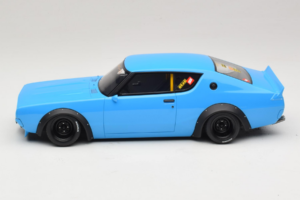 Nissan Skyline 2000 GT-R KPGC110 LB Works Kék Otto 1:18 OT1210 Gyanta – 3. kép a 6-ből