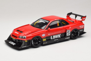 Nissan Skyline ER34 LB Super Silhouette Active Red GT Spirit 1:18 GT570 Gyanta