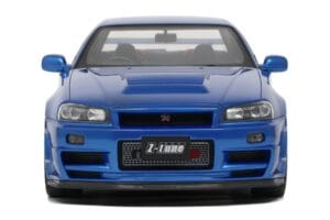 Nissan Skyline GT-R R34 NISMO Z-Tune Bayside Blue Otto 1:12 G082 Gyanta – 2. kép a 4-ből