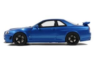 Nissan Skyline GT-R R34 NISMO Z-Tune Bayside Blue Otto 1:12 G082 Gyanta – 4. kép a 4-ből