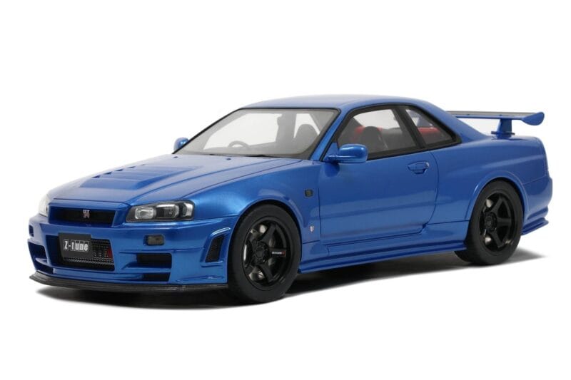 Nissan Skyline GT-R R34 NISMO Z-Tune Bayside Blue Otto 1:12 G082 Gyanta