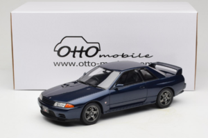 Nissan Skyline GT-R BNR32 Dark Blue Pearl Otto 1:18 OT1199 Gyanta – 6. kép a 6-ből