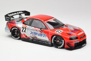 Nissan Skyline GT-R #22 M. Krumm / S. Motoyama Xanavi Nismo JGTC 2002 AUTOart 1:18 80277 Fém – 4. kép a 6-ből