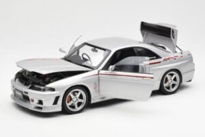 Nissan Skyline GT-R R33 R-Tune Ezüst AUTOart 1:18 77326 Fém – 2. kép a 8-ből