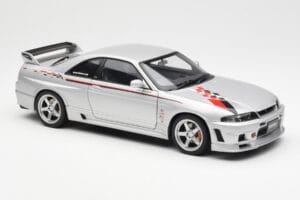 Nissan Skyline GT-R R33 R-Tune Ezüst AUTOart 1:18 77326 Fém – 6. kép a 8-ből