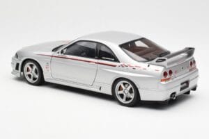 Nissan Skyline GT-R R33 R-Tune Ezüst AUTOart 1:18 77326 Fém – 7. kép a 8-ből