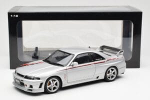 Nissan Skyline GT-R R33 R-Tune Ezüst AUTOart 1:18 77326 Fém – 8. kép a 8-ből