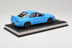 Nissan Skyline GT-R R32 Customized Version Kék MotorHelix 1:18 MH029CB Gyanta – 3. kép a 7-ből