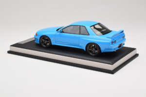 Nissan Skyline GT-R R32 Customized Version Kék MotorHelix 1:18 MH029CB Gyanta – 5. kép a 7-ből