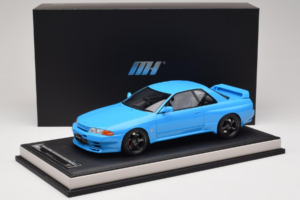Nissan Skyline GT-R R32 Customized Version Kék MotorHelix 1:18 MH029CB Gyanta – 7. kép a 7-ből