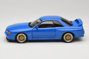 Nissan Skyline GT-R R32 V-Spec II Tuned Kék AUTOart 1:18 77415 Fém – 4. kép a 8-ből