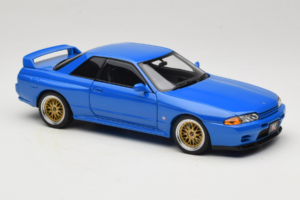 Nissan Skyline GT-R R32 V-Spec II Tuned Kék AUTOart 1:18 77415 Fém – 6. kép a 8-ből