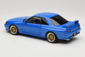 Nissan Skyline GT-R R32 V-Spec II Tuned Kék AUTOart 1:18 77415 Fém – 7. kép a 8-ből