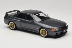 Nissan Skyline GT-R R32 V-Spec II Tuned Gun Grey Metallic AUTOart 1:18 77417 Fém – 6. kép a 8-ből