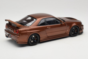 Nissan Skyline GT-R R34 Customized Metallic Bronze MotorHelix 1:18 M83414 Fém – 3. kép a 8-ből