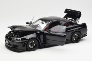 Nissan Skyline GT-R R34 NISMO Z-Tune Fekete AUTOart 1:18 77355 Fém – 2. kép a 8-ből