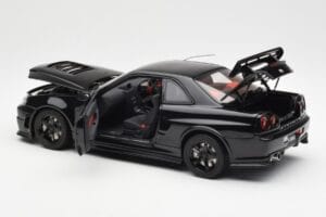 Nissan Skyline GT-R R34 NISMO Z-Tune Fekete AUTOart 1:18 77355 Fém – 5. kép a 8-ből