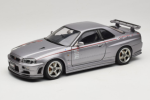 Nissan Skyline GT-R R34 Nismo S-Tune Ezüst AUTOart 1:18 77358 Fém