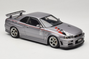 Nissan Skyline GT-R R34 Nismo S-Tune Ezüst AUTOart 1:18 77358 Fém – 6. kép a 8-ből