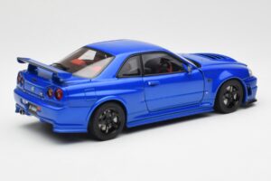 Nissan Skyline GT-R R34 NISMO Z-Tune Bayside Kék AUTOart 1:18 77354 Kompozit – 3. kép a 8-ből