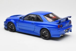 Nissan Skyline GT-R R34 NISMO Z-Tune Bayside Kék AUTOart 1:18 77354 Kompozit – 7. kép a 8-ből