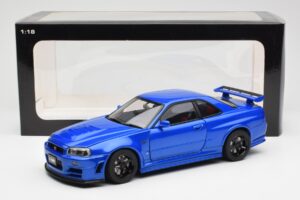Nissan Skyline GT-R R34 NISMO Z-Tune Bayside Kék AUTOart 1:18 77354 Kompozit – 8. kép a 8-ből