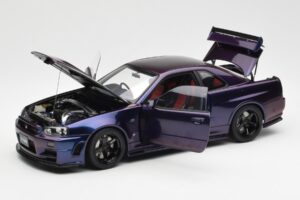 Nissan Skyline GT-R R34 NISMO Z-Tune Midnight Lila III AUTOart 1:18 77464 Kompozit – 2. kép a 8-ből