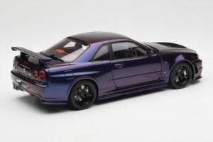 Nissan Skyline GT-R R34 NISMO Z-Tune Midnight Lila III AUTOart 1:18 77464 Kompozit – 3. kép a 8-ből