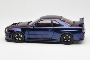 Nissan Skyline GT-R R34 NISMO Z-Tune Midnight Lila III AUTOart 1:18 77464 Kompozit – 4. kép a 8-ből