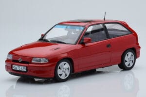 Opel Astra F GSi Piros Norev 1:18 183672 Fém