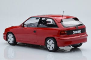 Opel Astra F GSi Piros Norev 1:18 183672 Fém – 5. kép a 6-ből