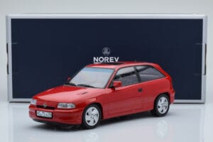 Opel Astra F GSi Piros Norev 1:18 183672 Fém – 6. kép a 6-ből