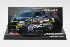 Opel Astra OPC #142 Rathje / Bueler / Scharf / Hoffmeister 24 Hours Nurburgring 2010 Minichamps 1:43 437104142 Fém