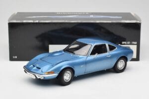 Opel GT Kék Minichamps 1:18 180049020 Fém – 8. kép a 8-ből