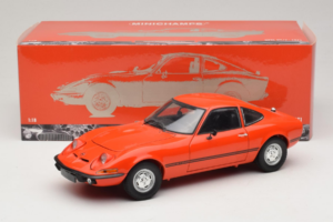 Opel GT/J Piros Minichamps 1:18 180049028 Fém – 8. kép a 8-ből
