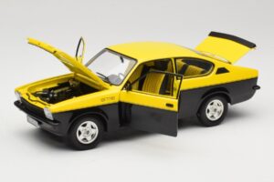 Opel Kadett C GT/E Sárga & Fekete Minichamps 1:18 180045521 Fém – 2. kép a 8-ből