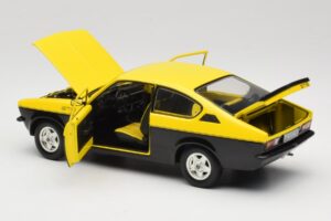 Opel Kadett C GT/E Sárga & Fekete Minichamps 1:18 180045521 Fém – 5. kép a 8-ből
