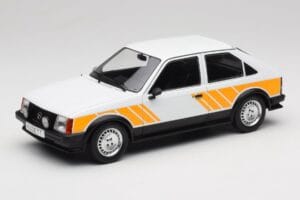 Opel Kadett D SR Fehér Sárga Dekorral MCG 1:18 MCG18534 Fém