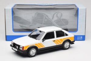 Opel Kadett D SR Fehér Sárga Dekorral MCG 1:18 MCG18534 Fém – 6. kép a 6-ből