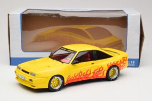 Opel Manta B Mattig Sárga Lánggal MCG 1:18 MCG18115 Fém – 6. kép a 6-ből