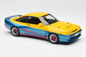 Opel Manta Sárga Kék BoS Models 1:18 BOS279 Fém – 4. kép a 6-ből
