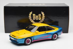 Opel Manta Sárga Kék BoS Models 1:18 BOS279 Fém – 6. kép a 6-ből