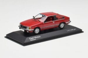 Opel Monza A Piros Minichamps 1:43 400045121 Fém – 2. kép a 4-ből