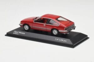 Opel Monza A Piros Minichamps 1:43 400045121 Fém – 3. kép a 4-ből
