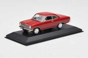 Opel Rekord A Piros Minichamps 1:43 400041004 Fém – 2. kép a 4-ből