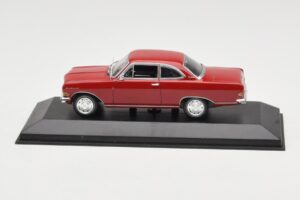Opel Rekord A Piros Minichamps 1:43 400041004 Fém