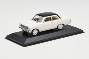 Opel Rekord A Fehér Fekete Tető Minichamps 1:43 430041002 Fém – 2. kép a 4-ből